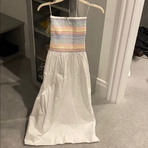 Strapless casual dress